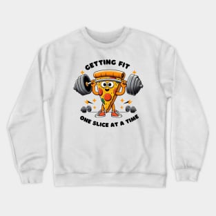 The fitness pizza Crewneck Sweatshirt